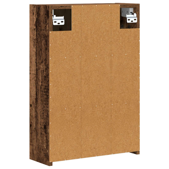 Dulap cu oglindă pentru baie Lemn vechi 43 x 16 x 62.5 cm - WALTI WALTI