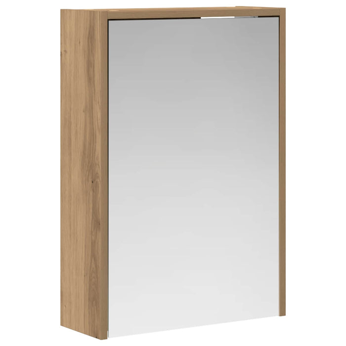 Dulap cu oglindă pentru baie Stejar artizanal 43 x 16 x 62.5 cm - WALTI WALTI