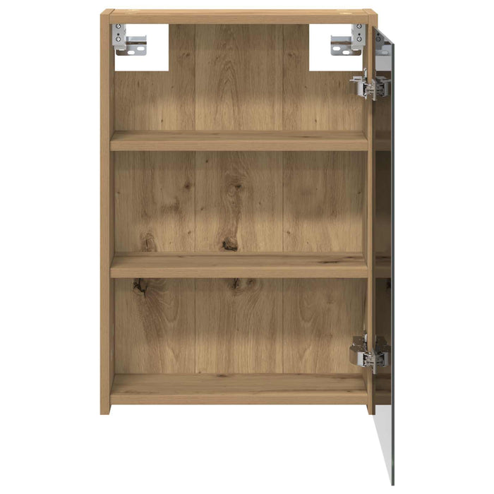 Dulap cu oglindă pentru baie Stejar artizanal 43 x 16 x 62.5 cm - WALTI WALTI