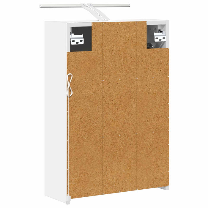 Dulap cu oglindă pentru baie cu raft Alb 43 x 16 x 62.5 cm - WALTI WALTI
