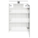 Dulap cu oglindă pentru baie cu raft Alb 43 x 16 x 62.5 cm - WALTI WALTI