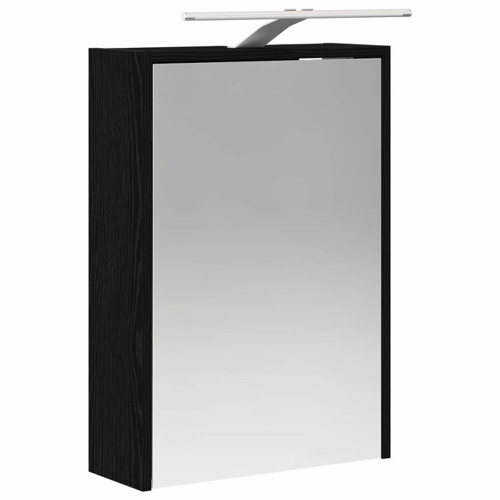 Dulap cu oglindă pentru baie Stejar Negru 43 x 16 x 62.5 cm WALTI