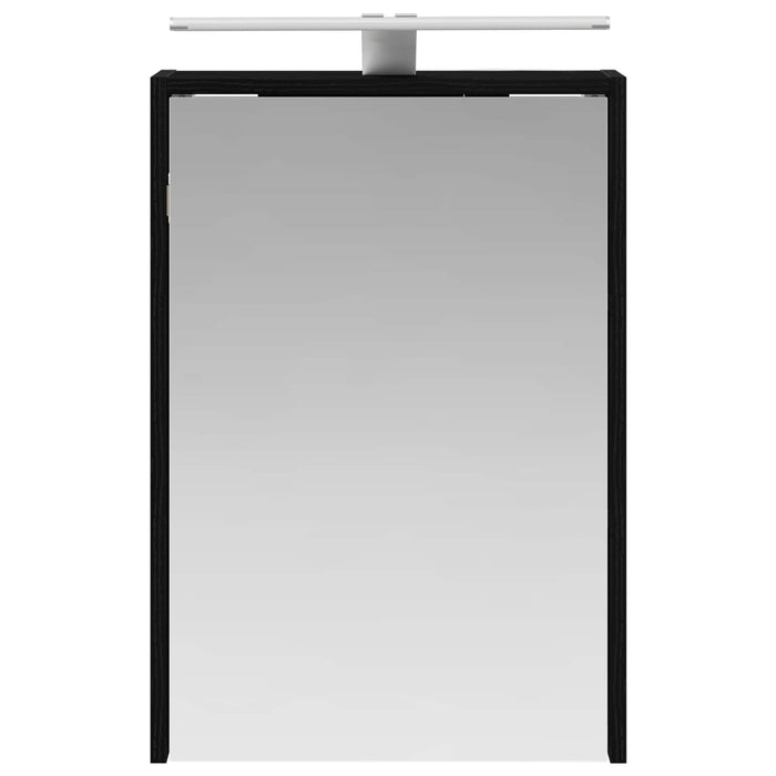 Dulap cu oglindă pentru baie Stejar Negru 43 x 16 x 62.5 cm WALTI