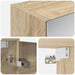 Dulap cu oglindă pentru baie Stejar Sonoma 43 x 16 x 62.5 cm - WALTI WALTI