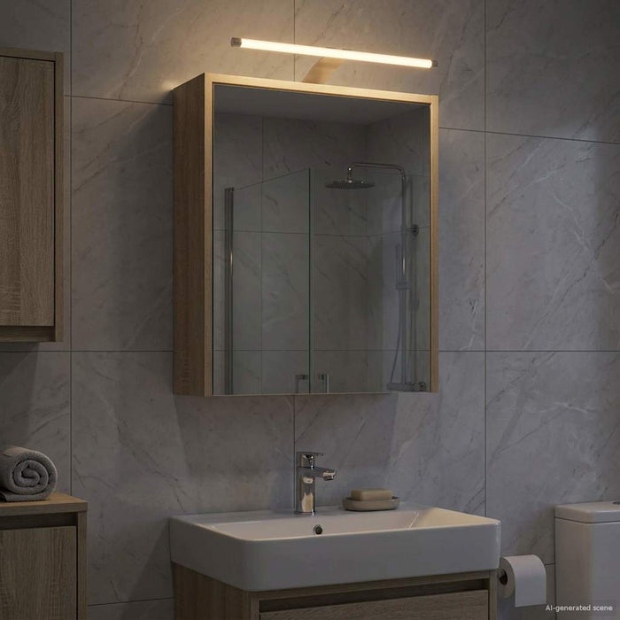 Dulap cu oglindă pentru baie Stejar Sonoma 43 x 16 x 62.5 cm - WALTI WALTI