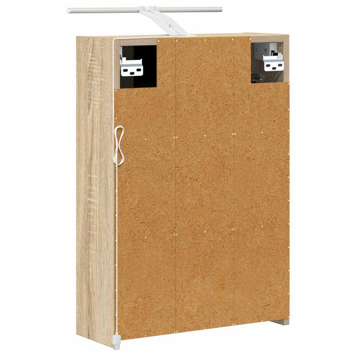 Dulap cu oglindă pentru baie Stejar Sonoma 43 x 16 x 62.5 cm - WALTI WALTI