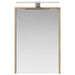 Dulap cu oglindă pentru baie Stejar Sonoma 43 x 16 x 62.5 cm - WALTI WALTI