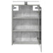 Dulap cu oglindă pentru baie Gri din beton 43 x 16 x 62.5 cm - WALTI WALTI