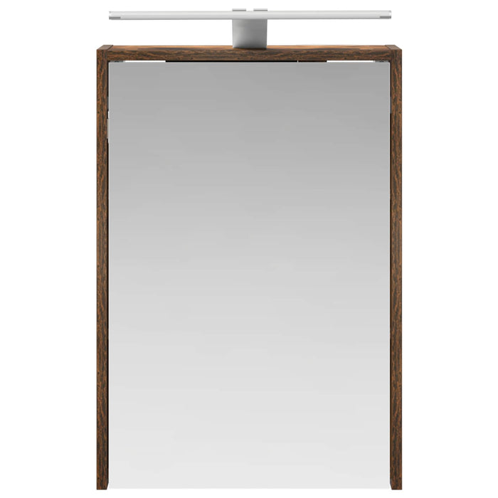 Dulap cu oglindă pentru baie Stejar fumuriu 43 x 16 x 62.5 cm - WALTI WALTI