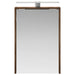 Dulap cu oglindă pentru baie Stejar fumuriu 43 x 16 x 62.5 cm - WALTI WALTI