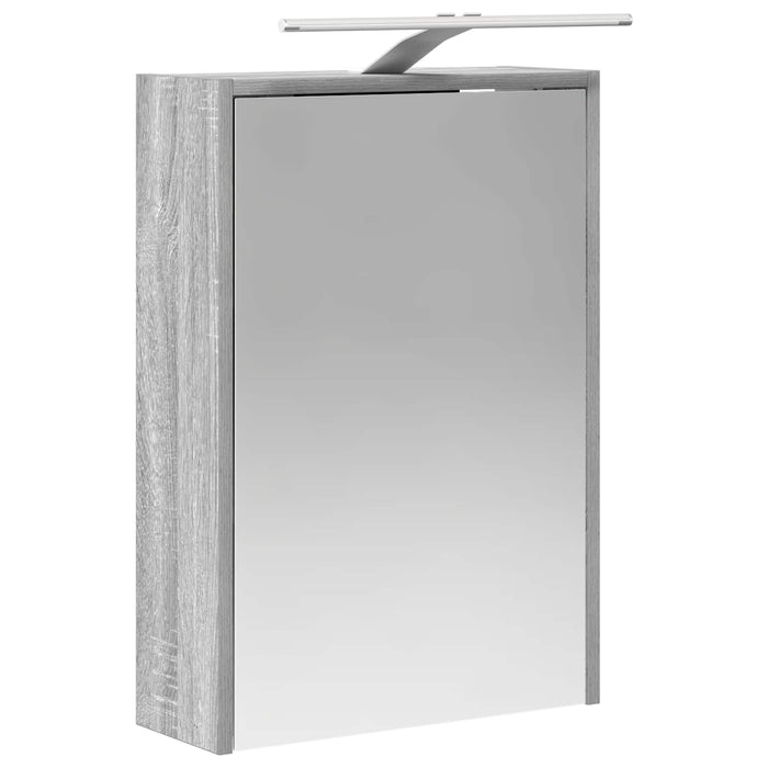 Dulap cu oglindă pentru baie Gri Sonoma 43 x 16 x 62.5 cm - WALTI WALTI