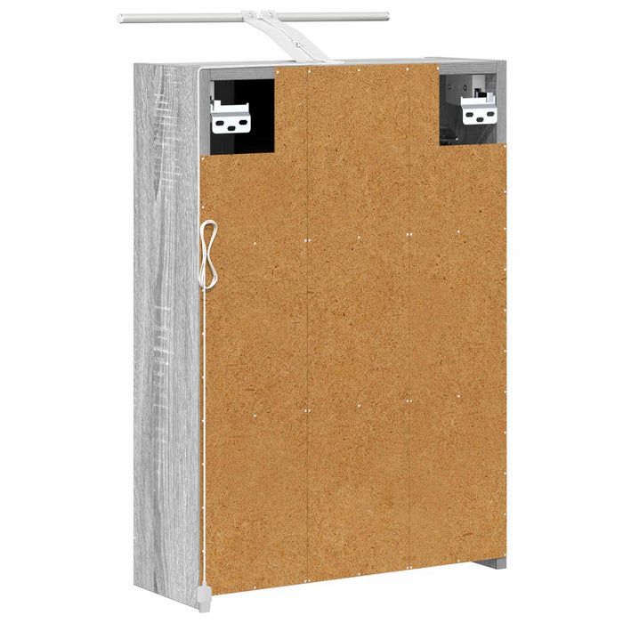 Dulap cu oglindă pentru baie Gri Sonoma 43 x 16 x 62.5 cm - WALTI WALTI