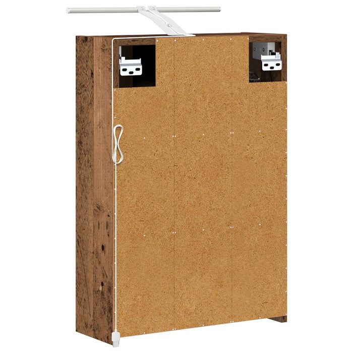 Dulap cu oglindă pentru baie Lemn vechi 43 x 16 x 62.5 cm - WALTI WALTI