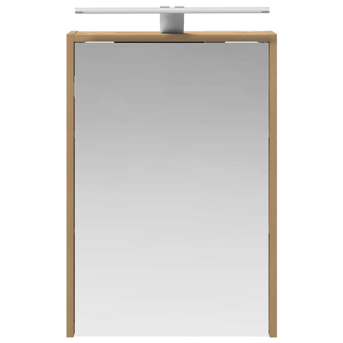 Dulap cu oglindă pentru baie Stejar artizanal 43 x 16 x 62.5 cm - WALTI WALTI