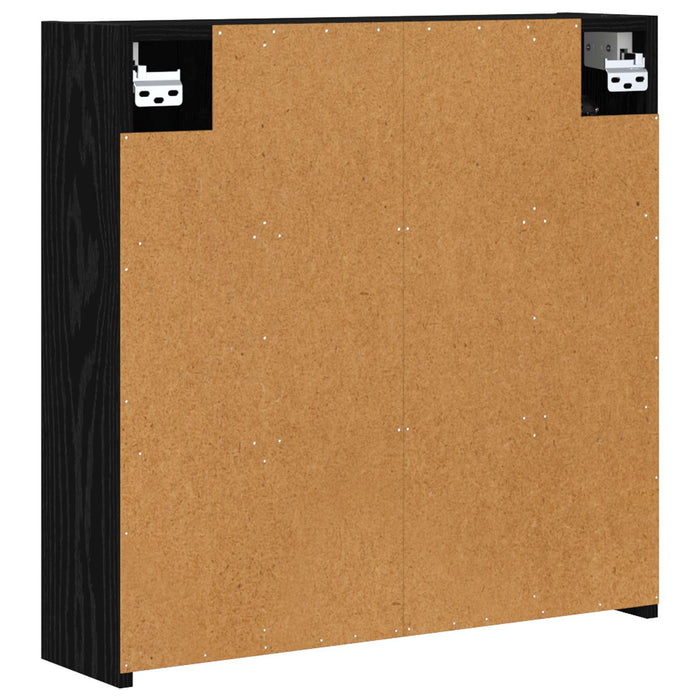 Dulap cu oglindă pentru baie Stejar Negru 63,5 x 16 x 62,5 cm - WALTI WALTI