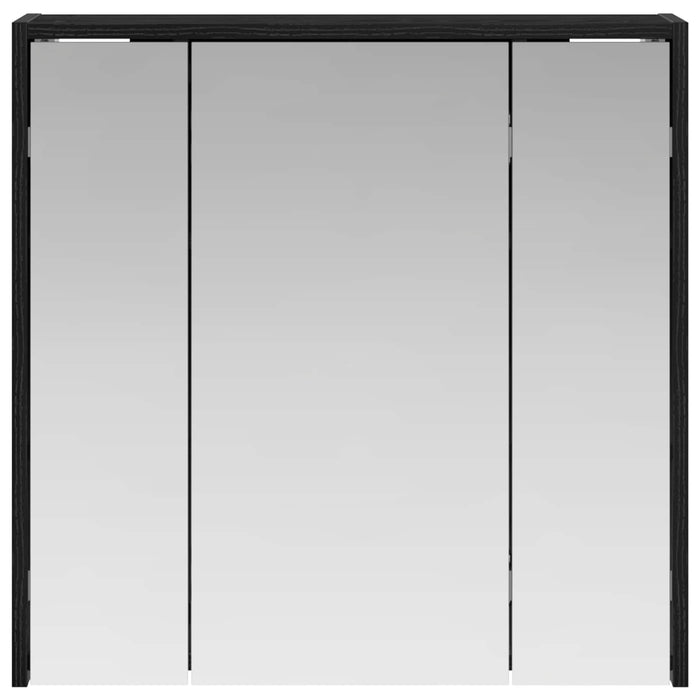 Dulap cu oglindă pentru baie Stejar Negru 63,5 x 16 x 62,5 cm - WALTI WALTI