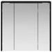 Dulap cu oglindă pentru baie Stejar Negru 63,5 x 16 x 62,5 cm - WALTI WALTI