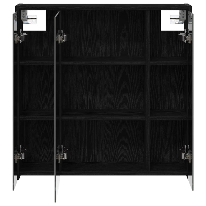 Dulap cu oglindă pentru baie Stejar Negru 63,5 x 16 x 62,5 cm - WALTI WALTI