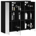 Dulap cu oglindă pentru baie Stejar Negru 63,5 x 16 x 62,5 cm - WALTI WALTI