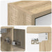 Dulap cu oglindă pentru baie Stejar Sonoma 63,5 x 16 x 62,5 cm - WALTI WALTI