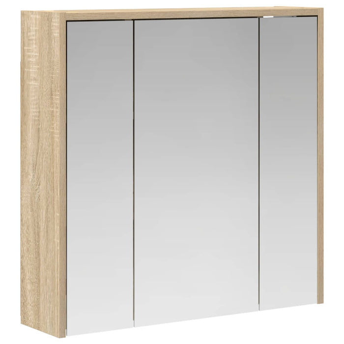 Dulap cu oglindă pentru baie Stejar Sonoma 63,5 x 16 x 62,5 cm - WALTI WALTI