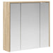 Dulap cu oglindă pentru baie Stejar Sonoma 63,5 x 16 x 62,5 cm - WALTI WALTI