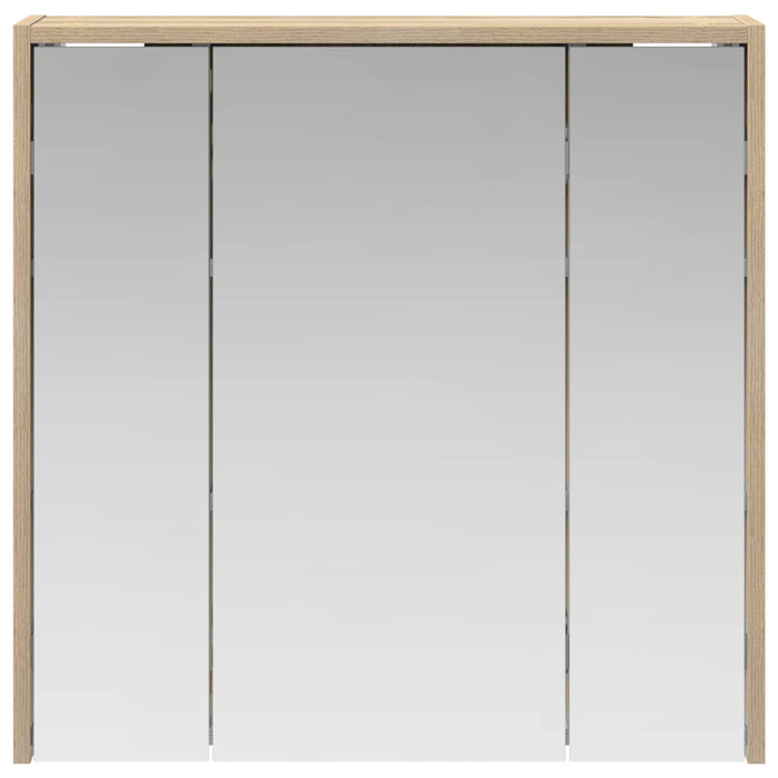 Dulap cu oglindă pentru baie Stejar Sonoma 63,5 x 16 x 62,5 cm - WALTI WALTI