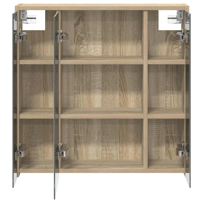 Dulap cu oglindă pentru baie Stejar Sonoma 63,5 x 16 x 62,5 cm - WALTI WALTI