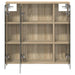 Dulap cu oglindă pentru baie Stejar Sonoma 63,5 x 16 x 62,5 cm - WALTI WALTI