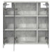 Dulap cu oglindă pentru baie Gri din beton 63,5 x 16 x 62,5 cm - WALTI WALTI