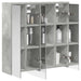 Dulap cu oglindă pentru baie Gri din beton 63,5 x 16 x 62,5 cm - WALTI WALTI