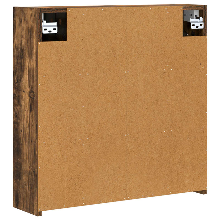 Dulap cu oglindă pentru baie Stejar fumuriu 63,5 x 16 x 62,5 cm - WALTI WALTI