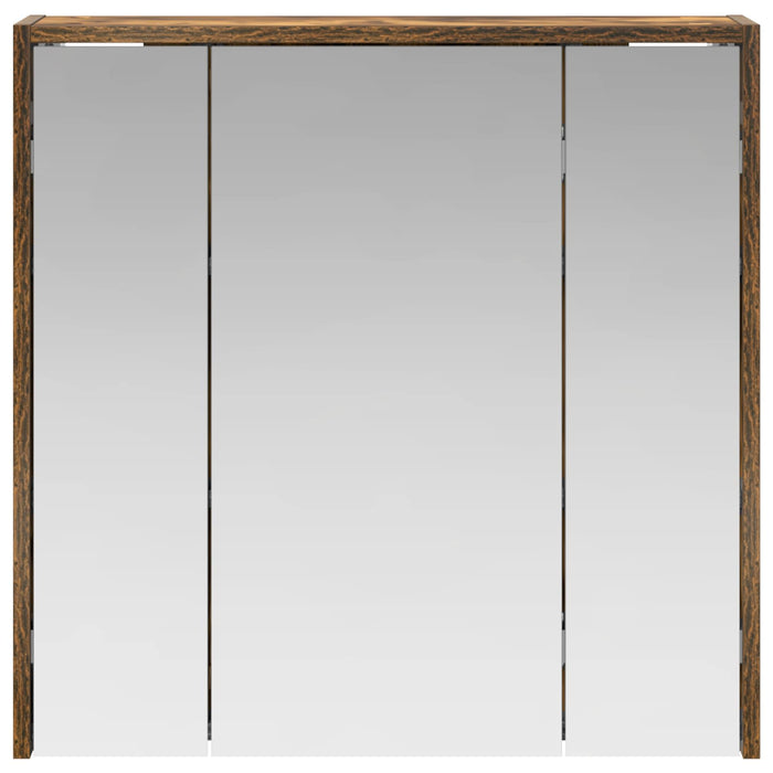 Dulap cu oglindă pentru baie Stejar fumuriu 63,5 x 16 x 62,5 cm - WALTI WALTI