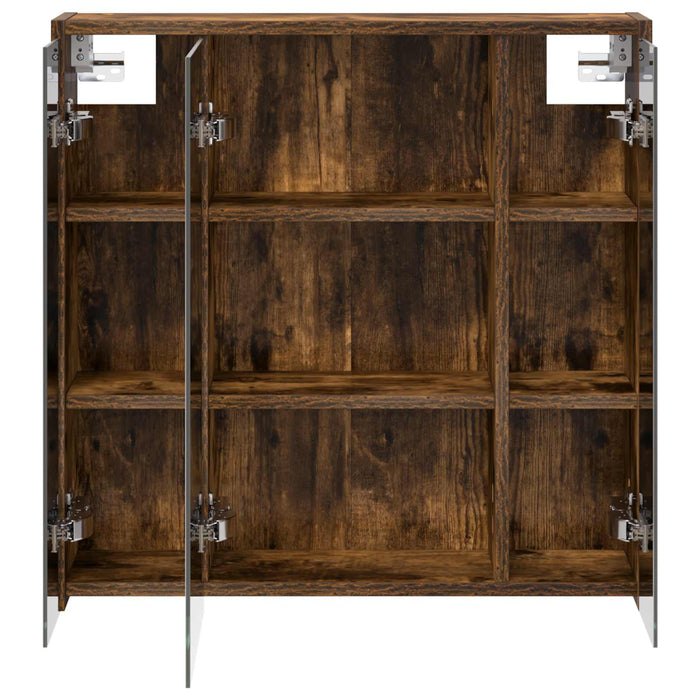Dulap cu oglindă pentru baie Stejar fumuriu 63,5 x 16 x 62,5 cm - WALTI WALTI