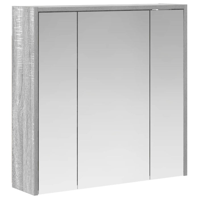 Dulap cu oglindă pentru baie Gri Sonoma 63,5 x 16 x 62,5 cm - WALTI WALTI