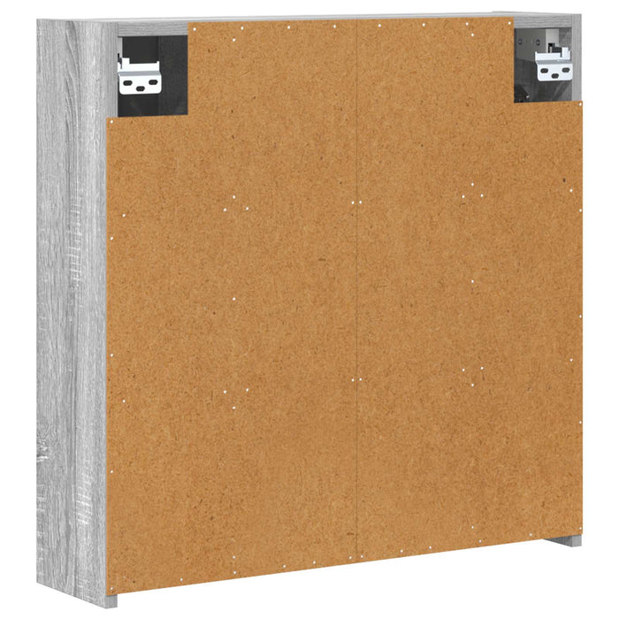 Dulap cu oglindă pentru baie Gri Sonoma 63,5 x 16 x 62,5 cm - WALTI WALTI