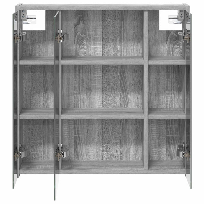 Dulap cu oglindă pentru baie Gri Sonoma 63,5 x 16 x 62,5 cm - WALTI WALTI