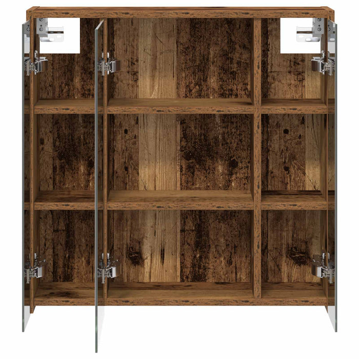 Dulap cu oglindă pentru baie Lemn vechi 63,5 x 16 x 62,5 cm - WALTI WALTI