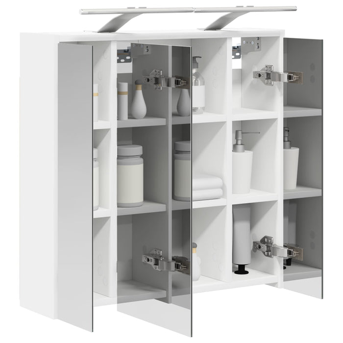 Dulap cu oglindă pentru baie Alb 63,5 x 16 x 62,5 cm - WALTI WALTI