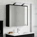 Dulap cu oglindă pentru baie Stejar Negru 63,5 x 16 x 62,5 cm - WALTI WALTI