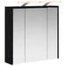 Dulap cu oglindă pentru baie Stejar Negru 63,5 x 16 x 62,5 cm - WALTI WALTI