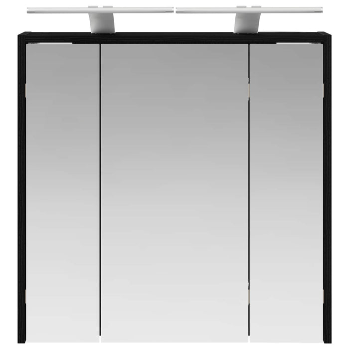 Dulap cu oglindă pentru baie Stejar Negru 63,5 x 16 x 62,5 cm - WALTI WALTI