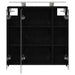 Dulap cu oglindă pentru baie Stejar Negru 63,5 x 16 x 62,5 cm - WALTI WALTI