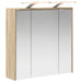 Dulap cu oglindă pentru baie Stejar Sonoma 63,5 x 16 x 62,5 cm - WALTI WALTI
