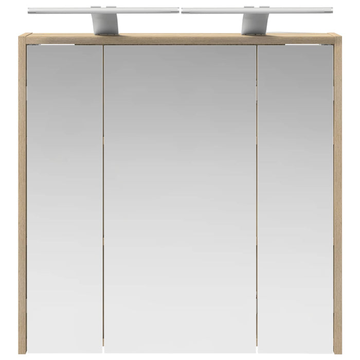 Dulap cu oglindă pentru baie Stejar Sonoma 63,5 x 16 x 62,5 cm - WALTI WALTI