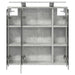Dulap cu oglindă pentru baie Gri din beton 63,5 x 16 x 62,5 cm - WALTI WALTI