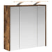 Dulap cu oglindă pentru baie Stejar fumuriu 63,5 x 16 x 62,5 cm - WALTI WALTI