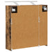 Dulap cu oglindă pentru baie Stejar fumuriu 63,5 x 16 x 62,5 cm - WALTI WALTI