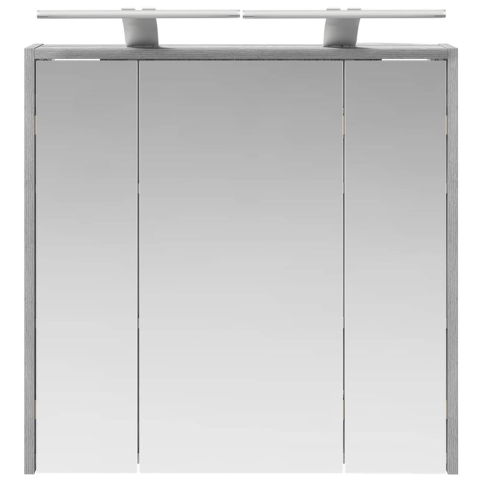 Dulap cu oglindă pentru baie Gri Sonoma 63,5 x 16 x 62,5 cm - WALTI WALTI