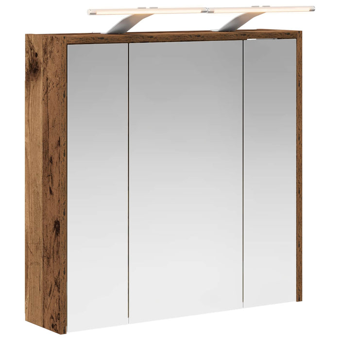 Dulap cu oglindă pentru baie Lemn vechi 63,5 x 16 x 62,5 cm - WALTI WALTI